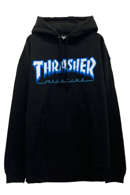 Thrasher Japan Ice Logo Hooded Sweatershirt Black