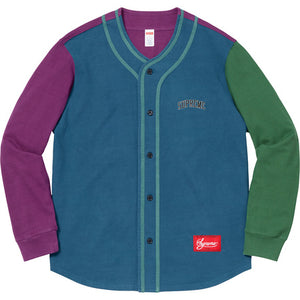 Supreme Color Blocked Baseball Top