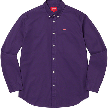Supreme Small Box Shirt Purple FW22