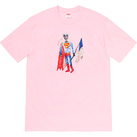 Supreme skeleton Tee Pink