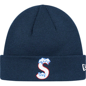 Supreme New Era S Logo Beanie Navy