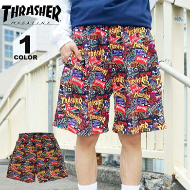 Thrasher Japan Sticker Allover Shorts