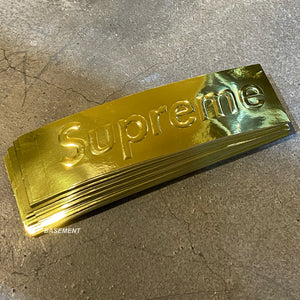 Supreme Gold Box Logo Sticker