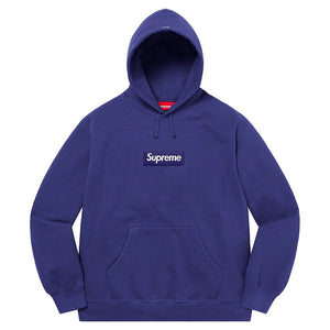 Supreme Box Logo Hooded Sweatshirt Navy