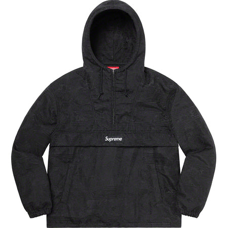 Supreme Floral Tapestry Anorak Black