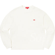 Supreme Textured Small Box Sweater White