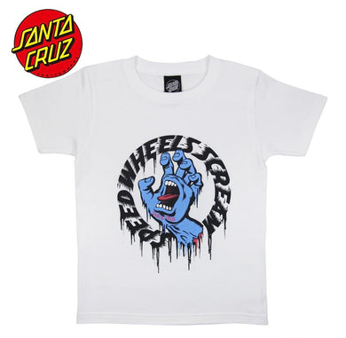 Santa Cruz Japan Kids Hand Tee White