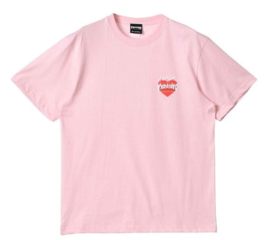 Thrasher Japan Burning Heart Tee Pink