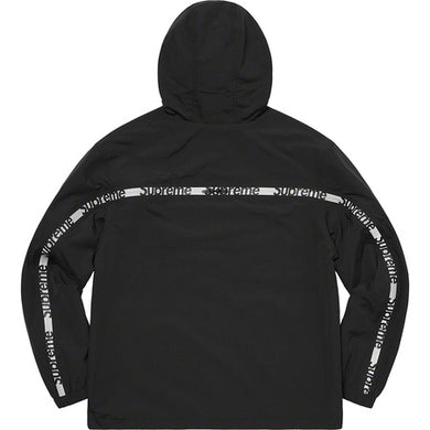 Supreme Reflective Zip Hooded Jacket Black