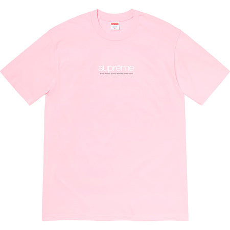 Supreme Five Boroughs Tee Pink