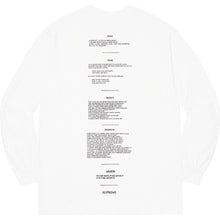 Supreme The Crow L/S Tee Black