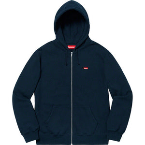 Supreme Small Box Zip Up Sweatshirt Navy