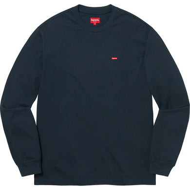 Supreme Small Box L/S Tee Navy