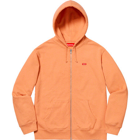 Supreme Small Box Zip Up Sweatshirt Pale