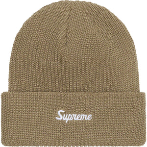 Supreme Loose Gauge Beanie Taupe