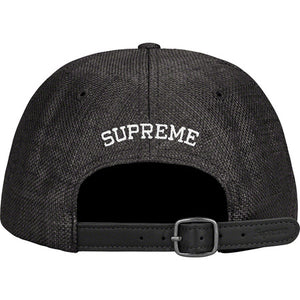 Supreme Raffia S Logo 6-Panel Pink