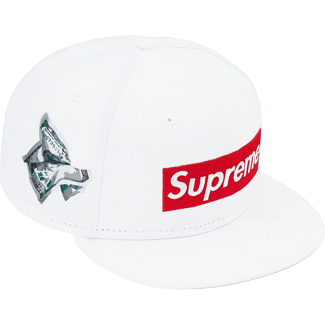 Supreme New Era Money Box Logo Hat Red size 8