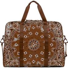 Supreme Bandana Tarp Large Duffle Bag Brown