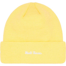 Supreme New Era Box Logo Beanie Pale Yellow