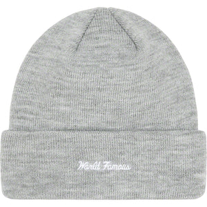 Supreme New Era Box Logo Beanie Heather Grey