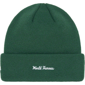Supreme New Era Box Logo Beanie Dark Pine