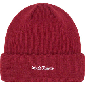 Supreme New Era Box Logo Beanie Cardinal