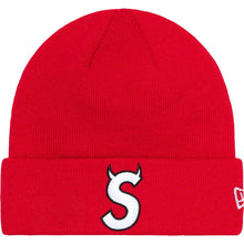 Supreme New Era S Logo Beanie Red