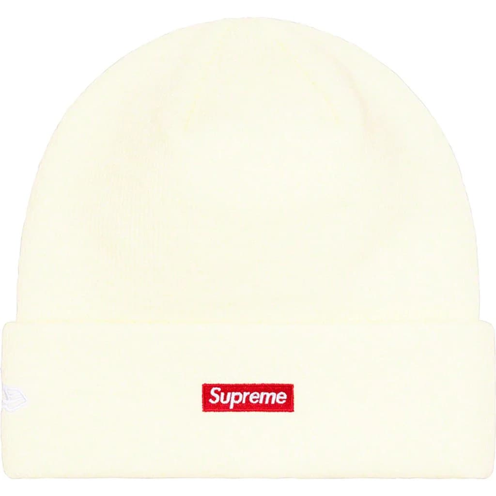 Supreme New Era S Logo Beanie Natural