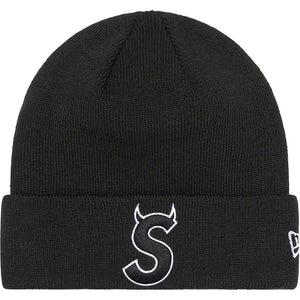 Supreme New Era S Logo Beanie Black