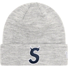 Supreme New Era S Logo Beanie Grey