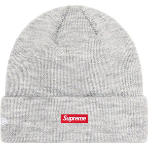 Supreme New Era S Logo Beanie Grey
