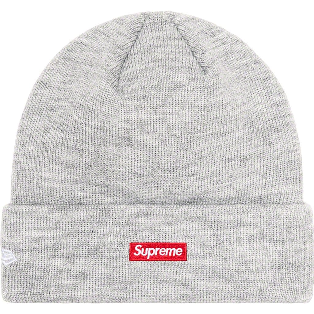 Supreme New Era S Logo Beanie Grey