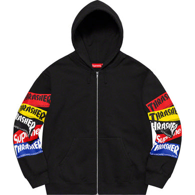 Supreme Thrasher Zip Up Hooded Sweatshirt