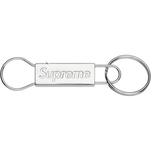 Supreme Clip Keychain Sliver