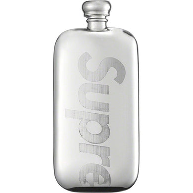 Supreme 3 oz. Pewter Flask Silver