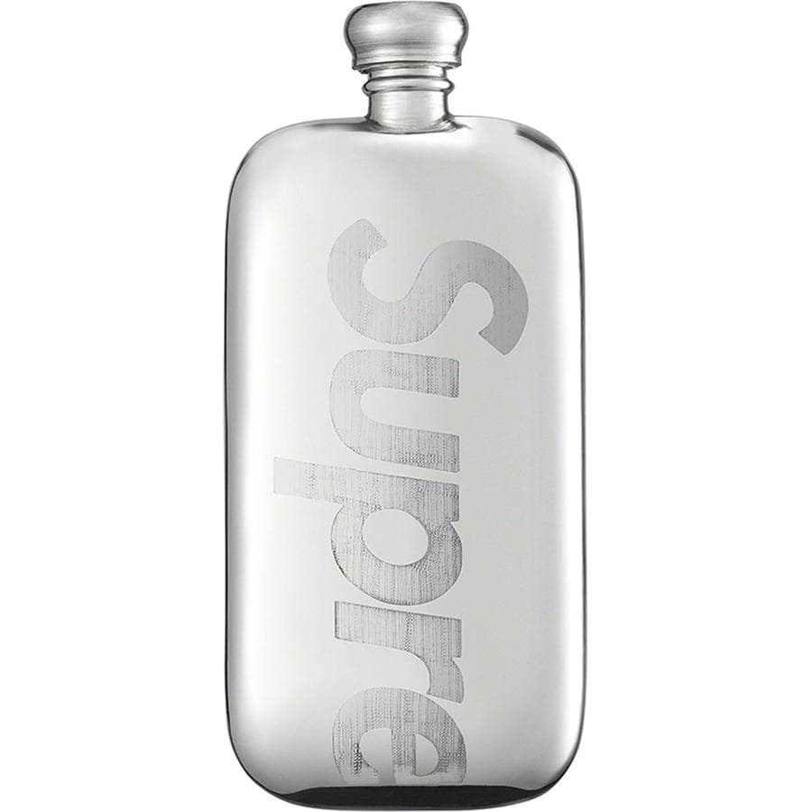 Supreme 3 oz. Pewter Flask Silver