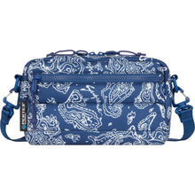 Supreme Puffer Side Bag Blue Paisley