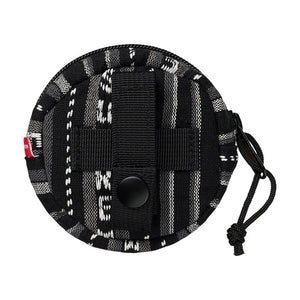 Supreme Woven Stripe Coin Pouch Black