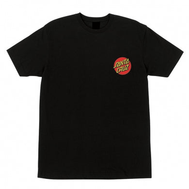 Santa Cruz Classic Dot Tee Black