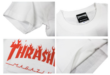 Thrasher Flame Logo S/S Tee White