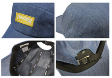 Thrasher Dungaree Jet Cap Navy Denim