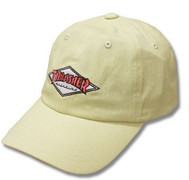Thrasher Diamond Sport Dad Cap White