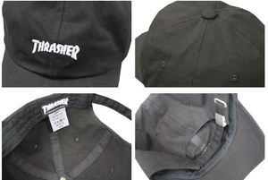 Thrasher Mag Sport Cap Black