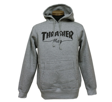 Thrasher Mag Logo Hoody Grey