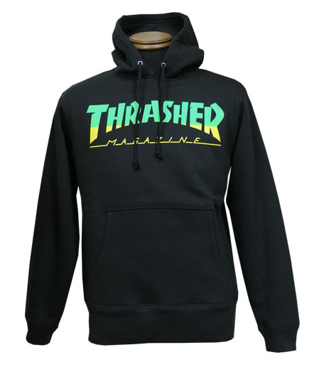 Thrasher Gradation Hometown Hoody Black/Green