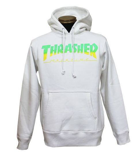 Thrasher Gradation Hometown Hoody White/Green