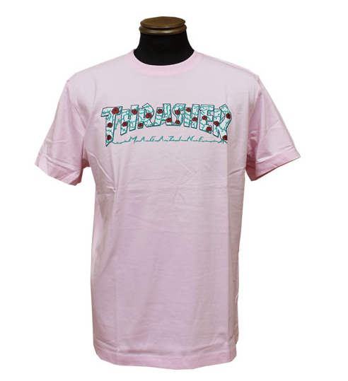 Thrasher Kids Roses S/S Tee Pink