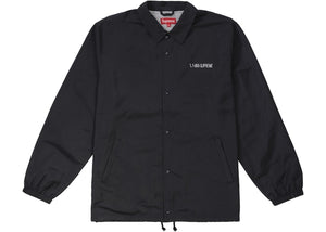 Supreme 1-800 Coaches Jacket Black
