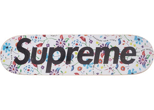 Airbrushed Floral Skateboard