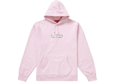 Supreme Bandana Box Logo Hooded Sweatshirt Pink